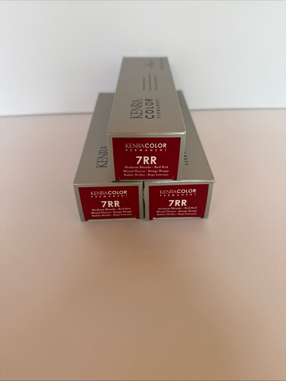 Kenra Color Permanent hair color 7RR  - Red Red
New in box lot of 3